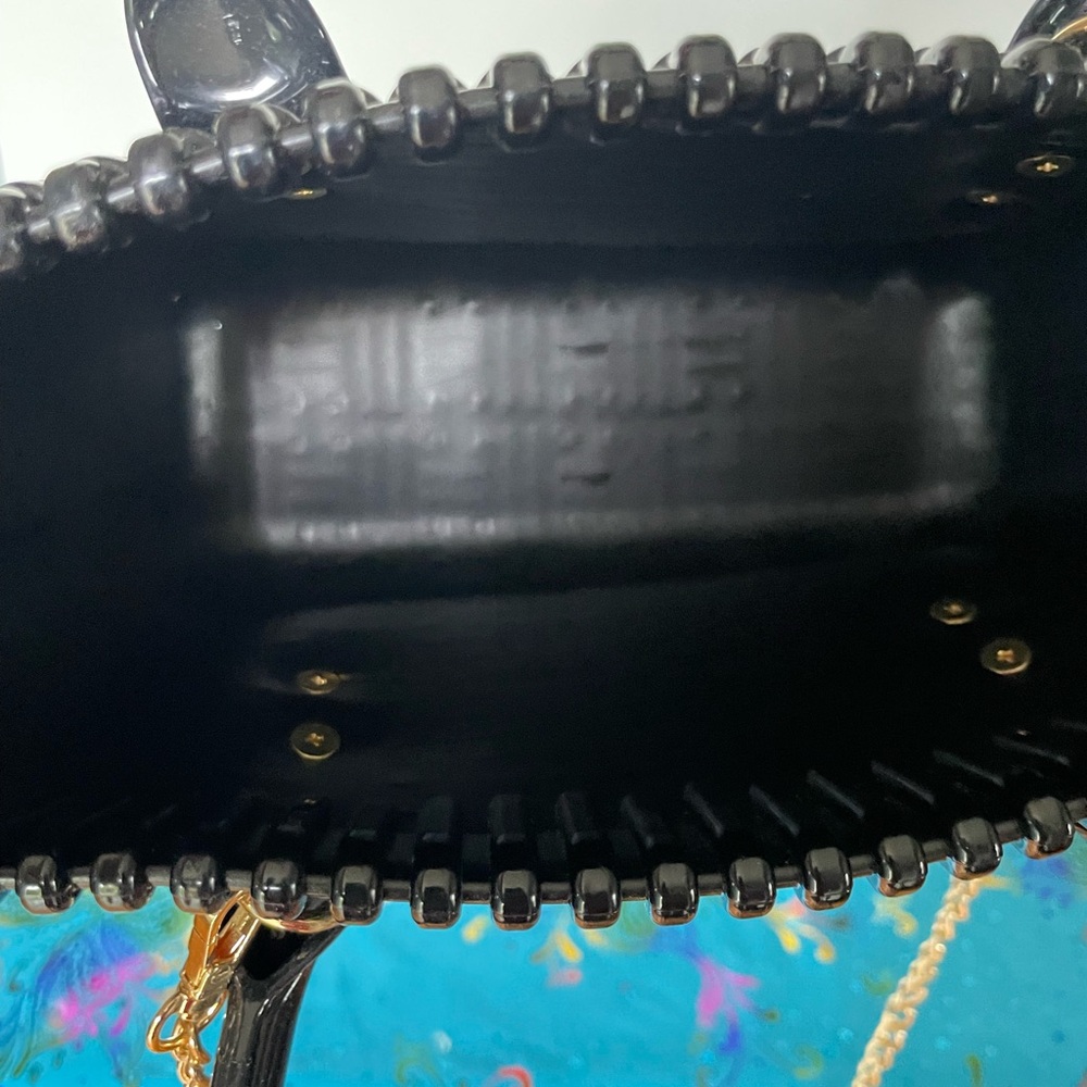 NWT Lunamoon Black Jelly Style Bag - Picture 6 of 7